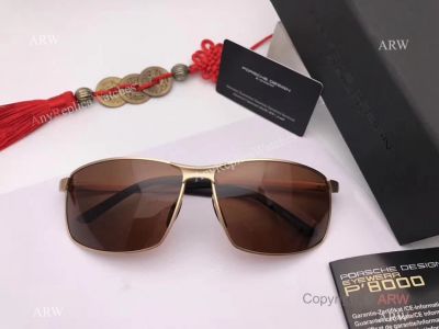 New Replica Porsche P 8541 Gold Frame Sunglasses - Polarized lenses